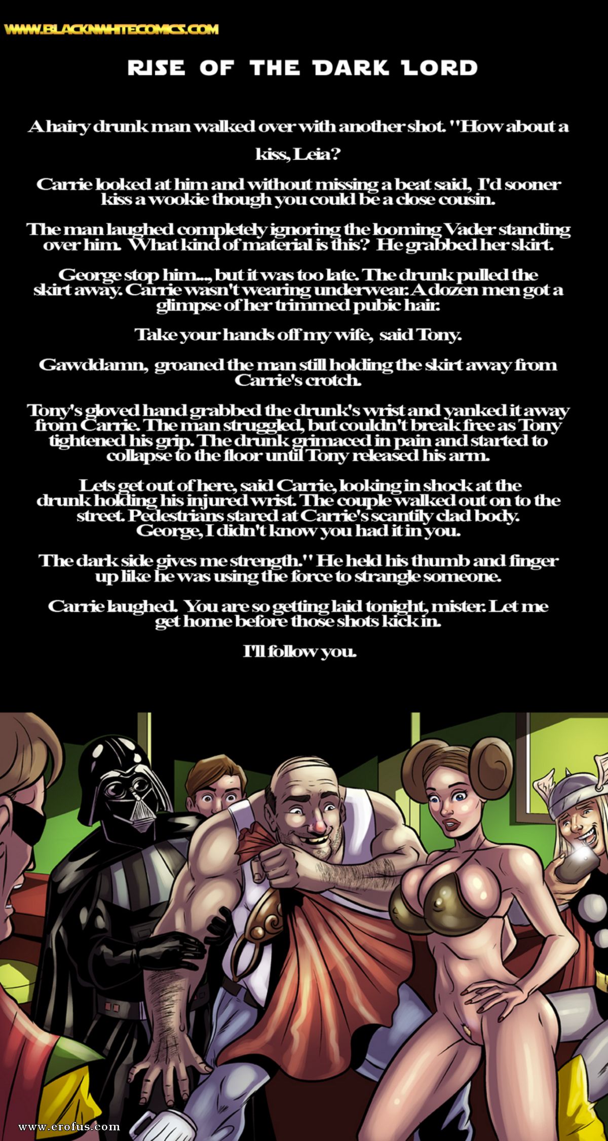 Page 6 blacknwhitecomics_com-comix/illustrated-stories/rise-of-the-dark-lord Erofus