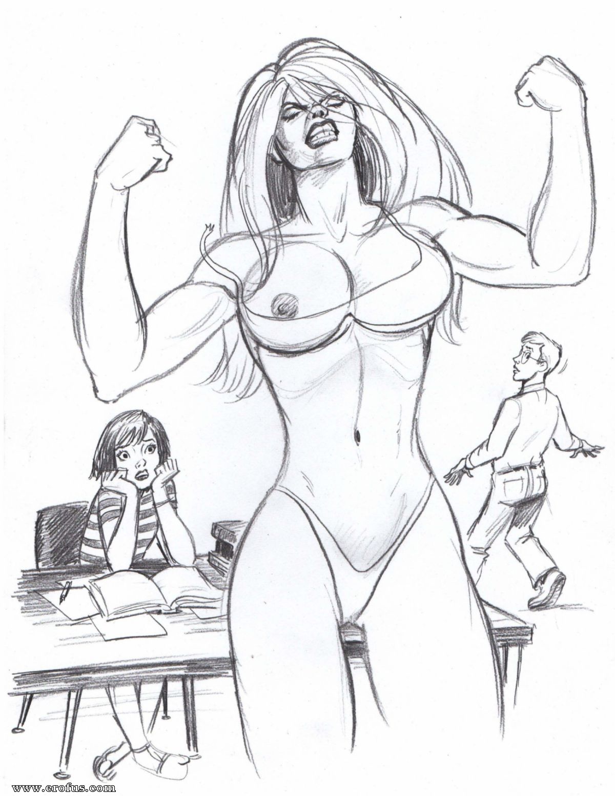 Superhero pose reference