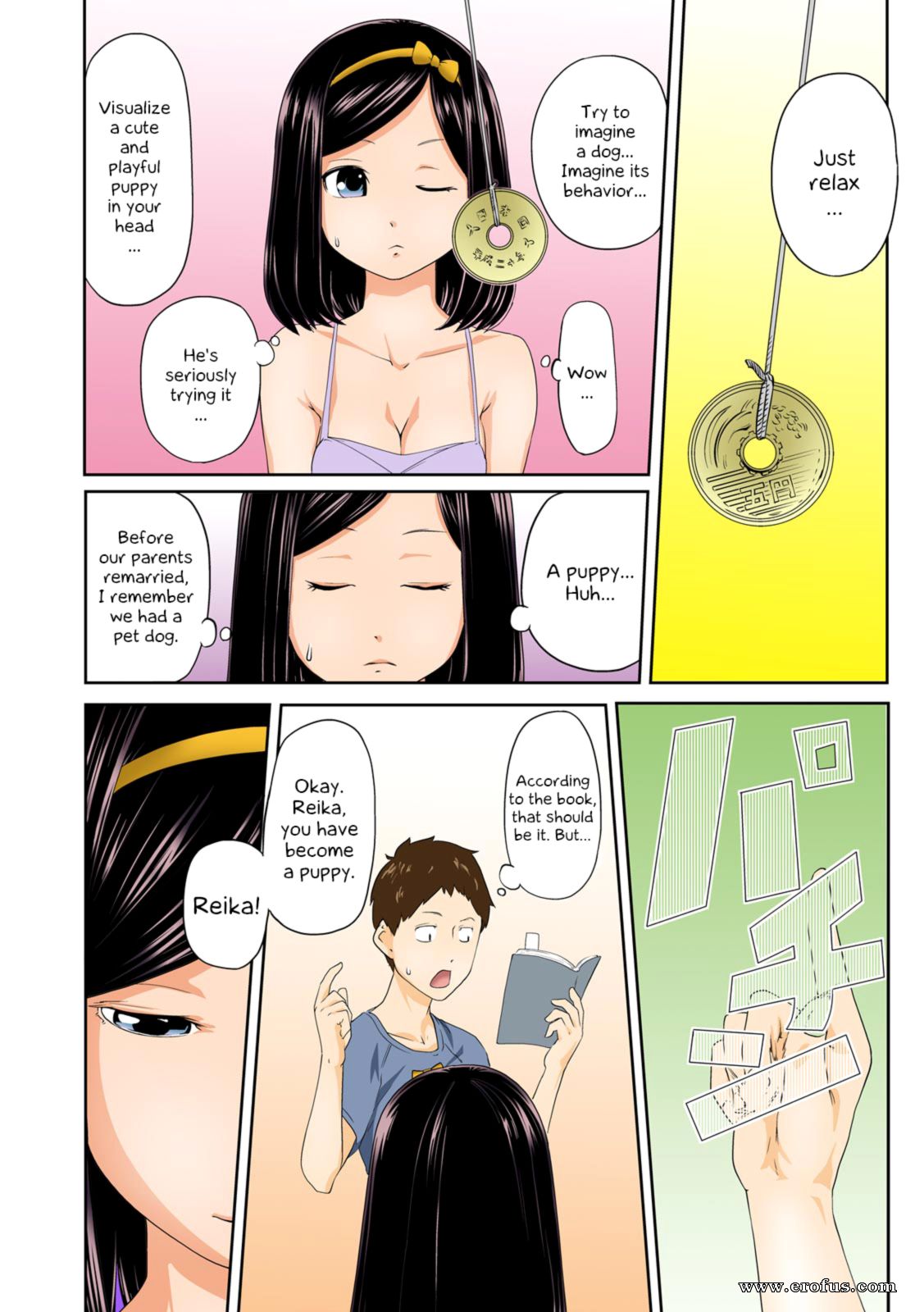 Page 5 | hentai-and-manga -englishqunami-himehikohypnosis-my-cheeky-sister-becomes-a-dogissue-1 |  Erofus - Sex and Porn Comics