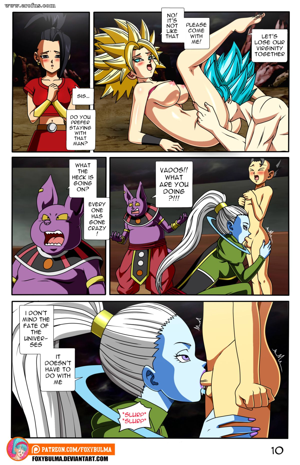 Page 10 | various-authorsfoxybulmasaiyan-love-dragon-ball-super | Erofus  - Sex and Porn Comics