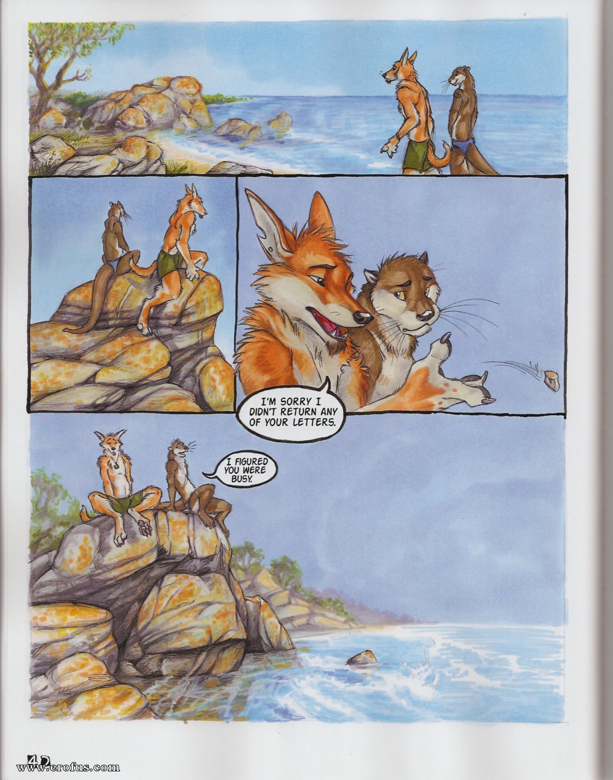 Page 43 | gay-comicsfurry-gaydogs-days-of-summer | Erofus - Sex and Porn  Comics