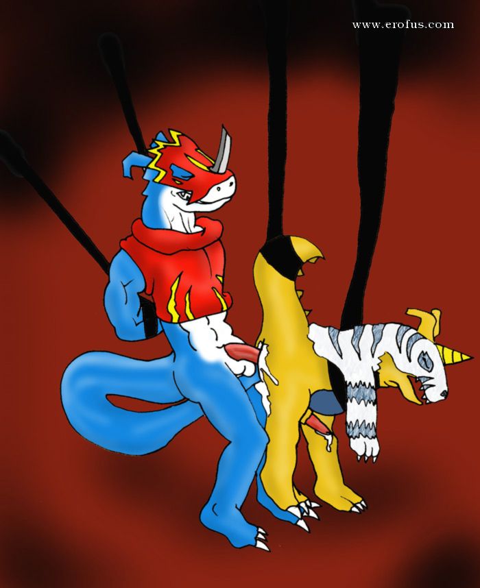 picture ravefox_flamedramon_and_gubumon_bondage.jpg