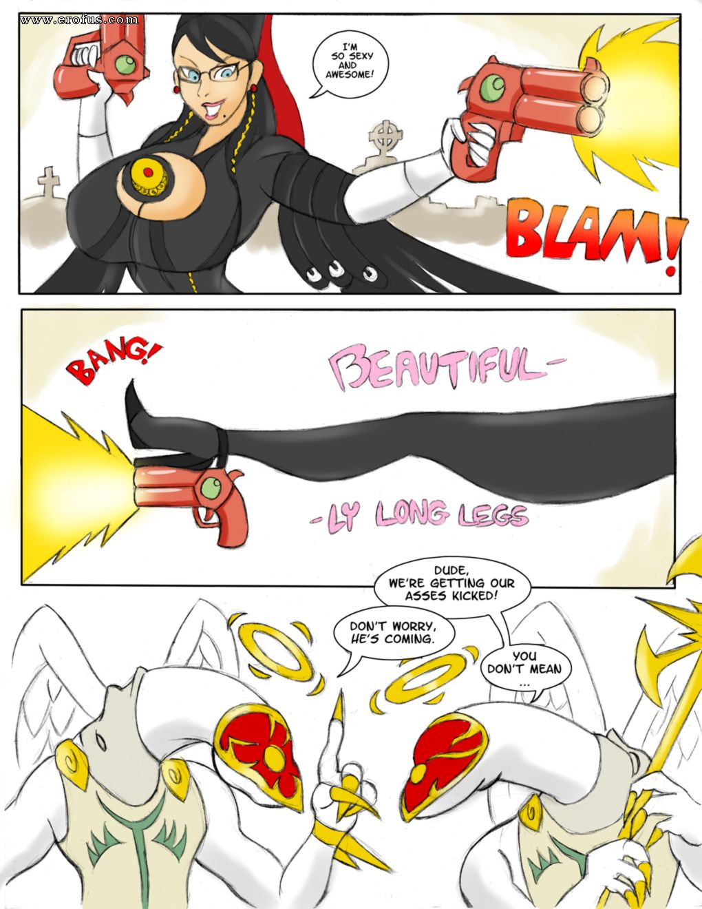 Icarus Cartoon Sex - Page 3 | glassfish-comics/bayonetta-vs-kid-icarus | Erofus ...