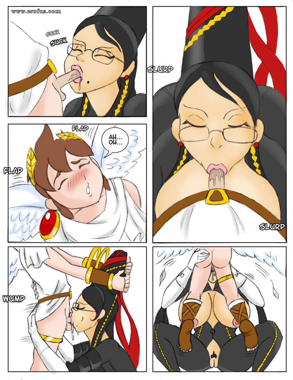 Icarus Cartoon Sex - Page 8 | glassfish-comics/bayonetta-vs-kid-icarus | Erofus ...