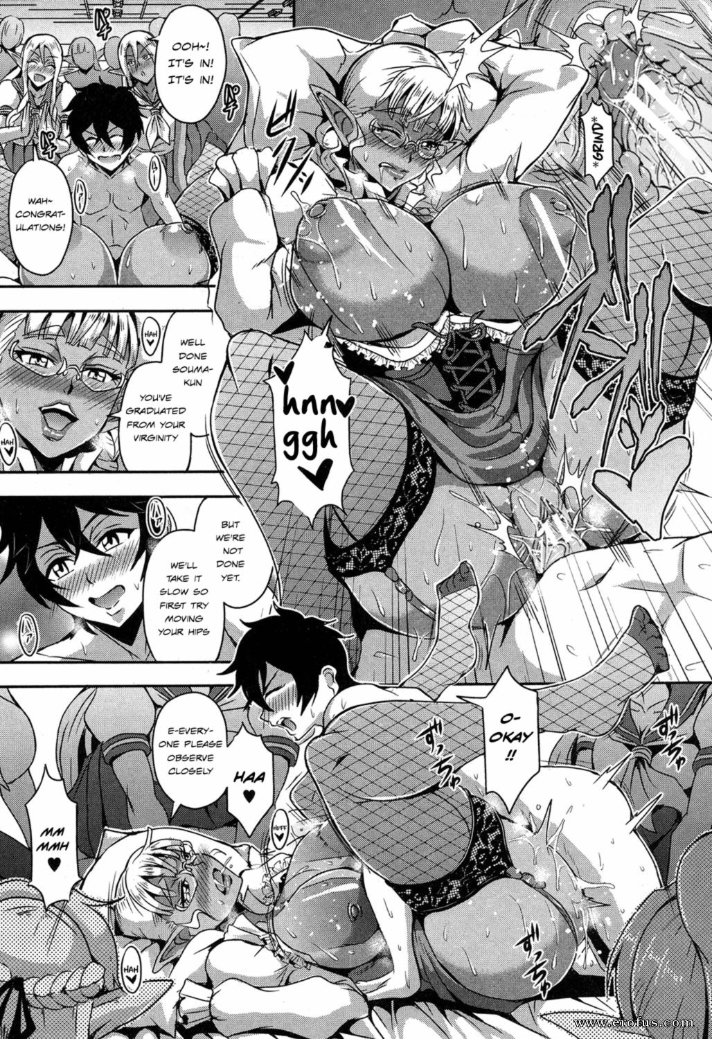 Page 12 | hentai-and-manga-english/mifune-seijirou/elf-harem-academia-decensored  | Erofus - Sex and Porn Comics