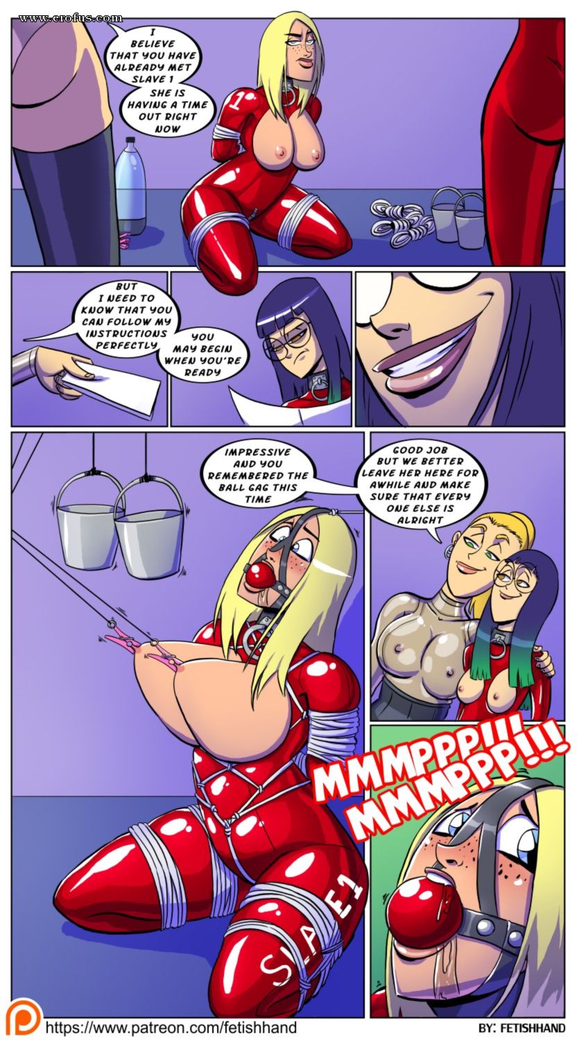 Latex bondage comics