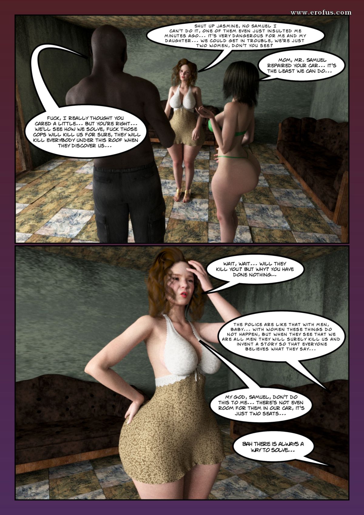 Page 20 moiarte-comics/purple-vacations/issue-2 Erofus pic