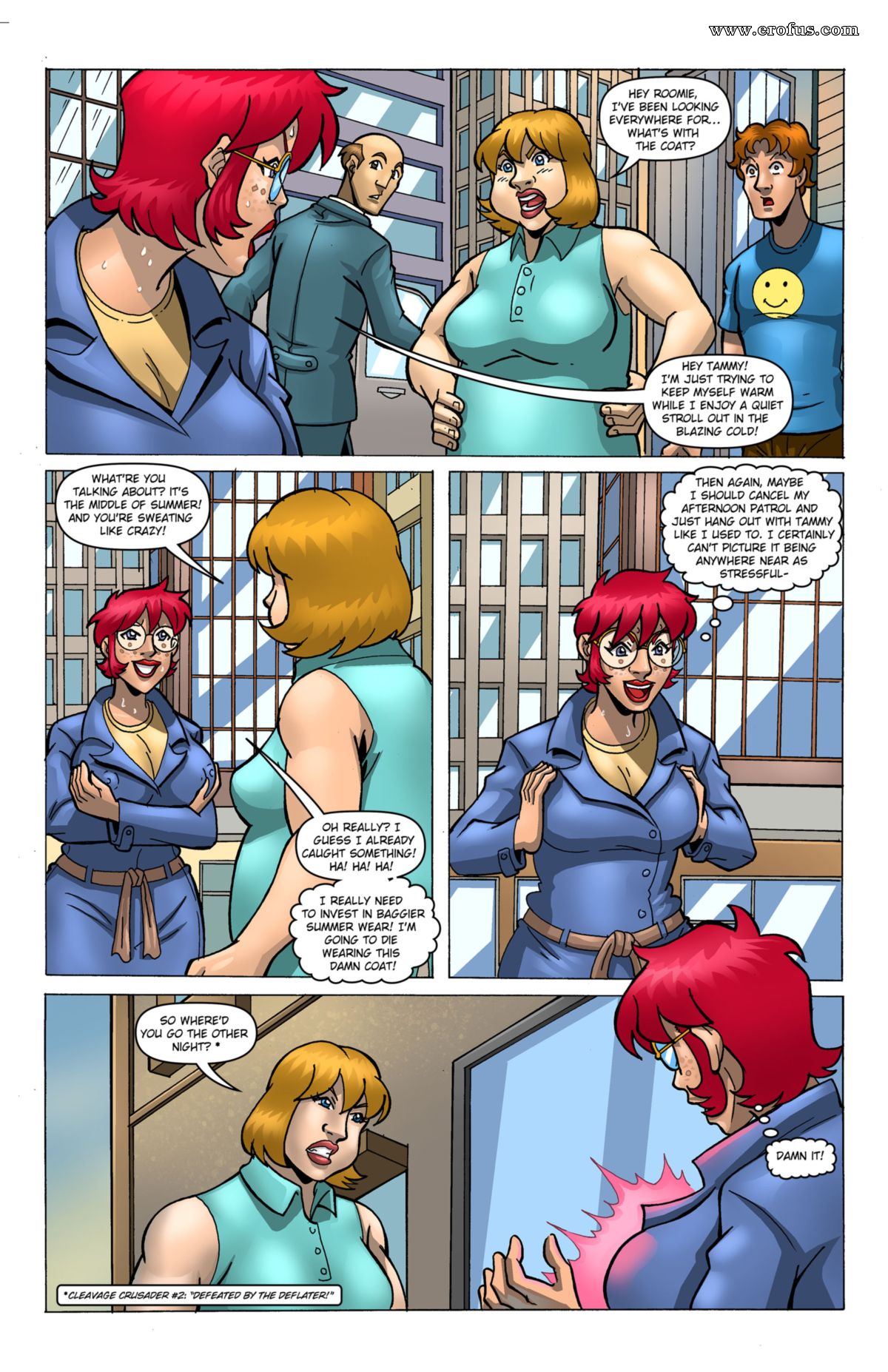 Cleavage Porn Comics - Page 5 | expansionfan-comics/cleavage-crusader/issue-4 ...