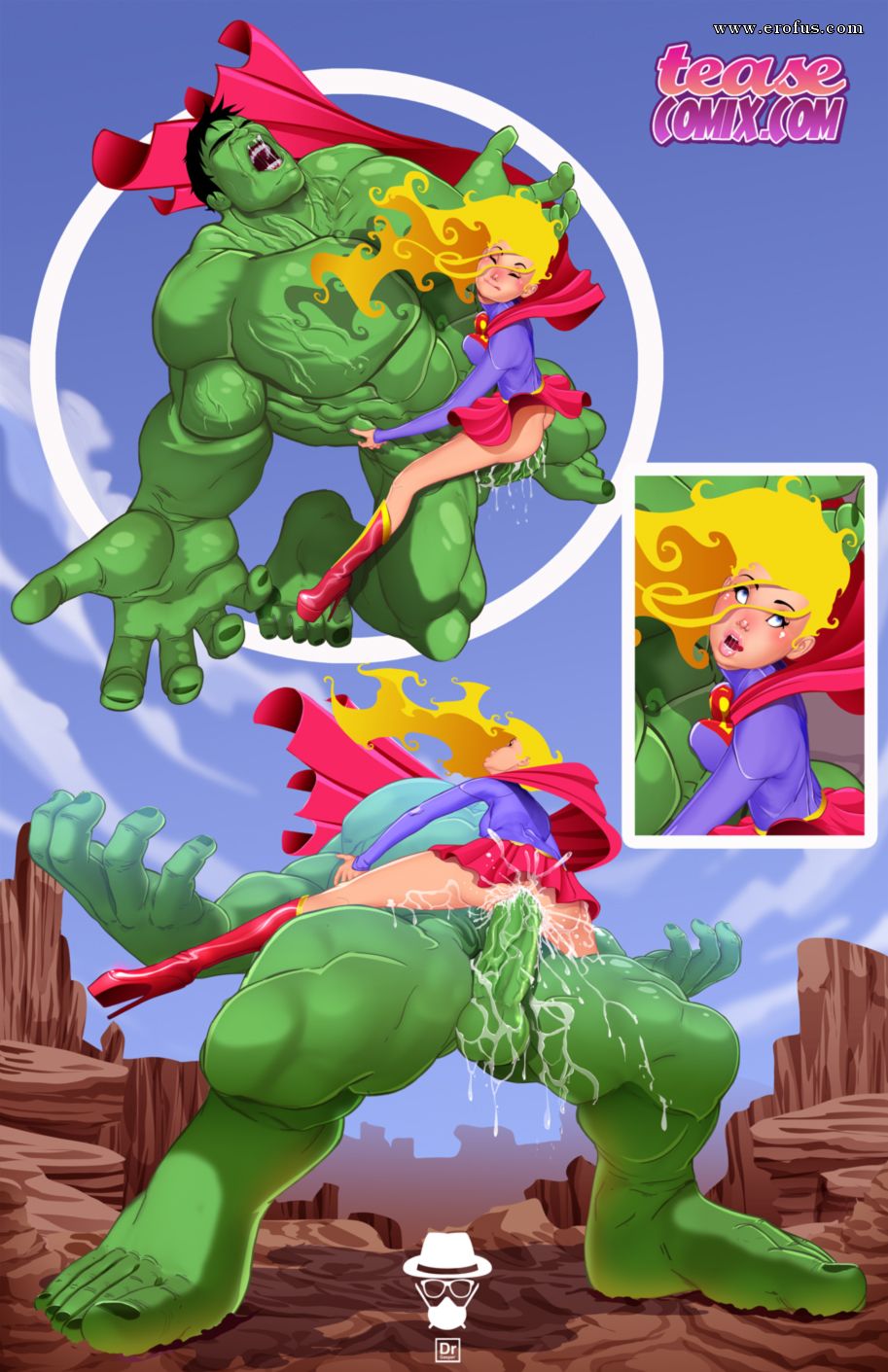 picture Dr-Gasper-SuperGirl-vs-Hulk-v3-Pin-Up.jpg