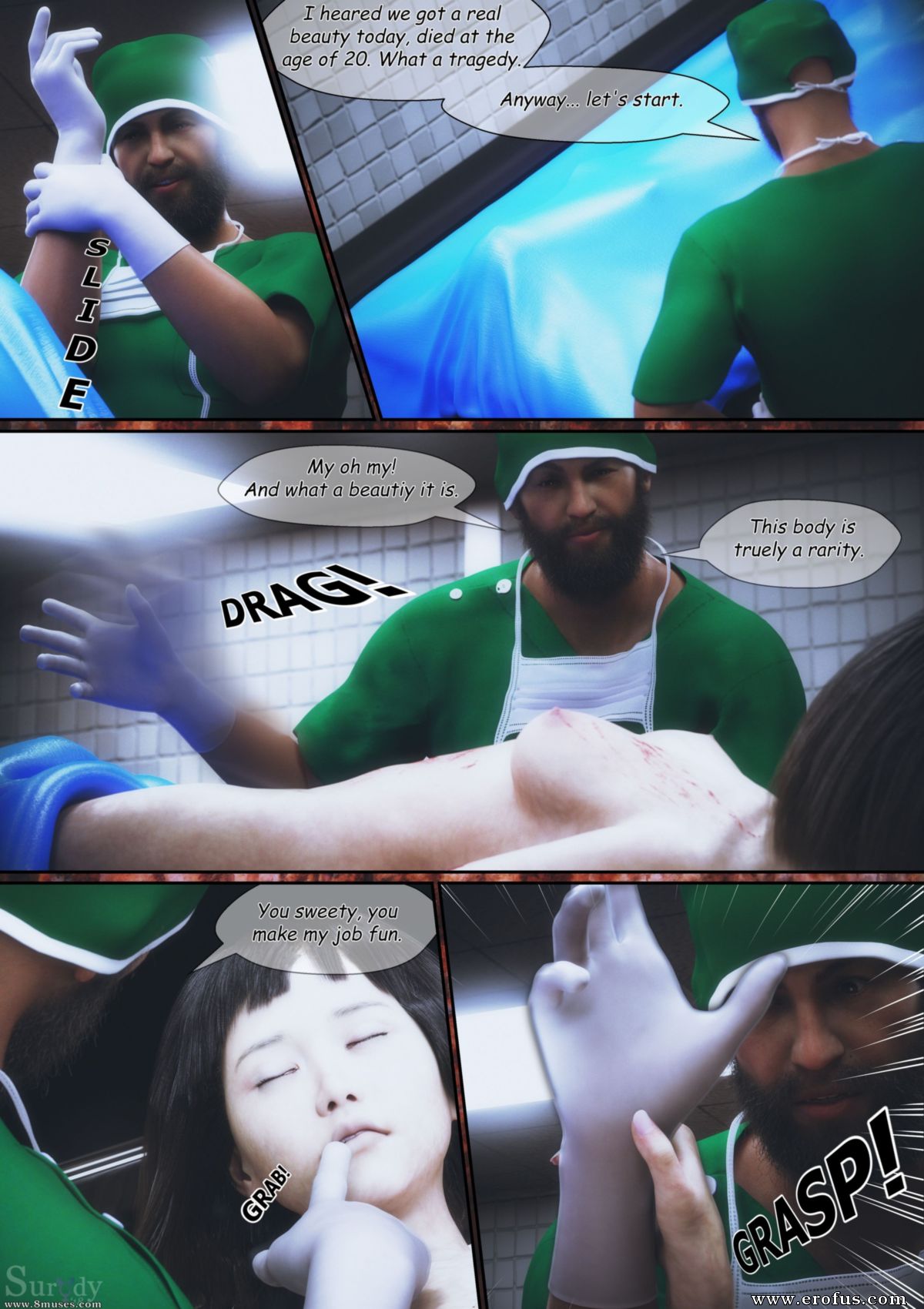 Page 1 | tg-comicssurodyhaunted-mortuary | Erofus - Sex and Porn Comics