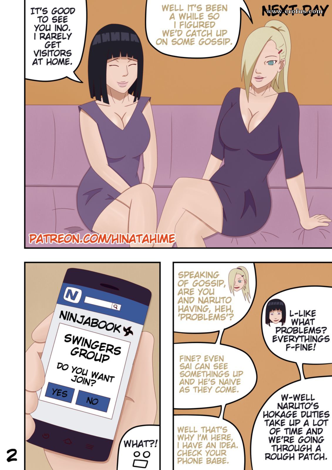 Page 3 | hinata-hime-comicswife-swap-no-jutsu | Erofus - Sex and Porn  Comics