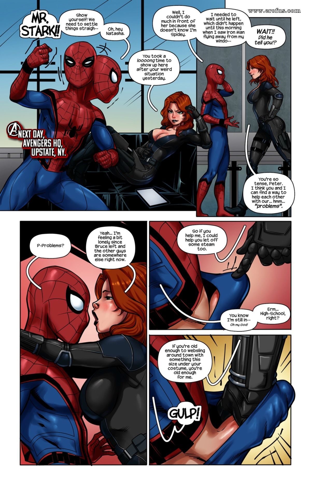 Page 4 Tracy Scops Comics Spiderman Civil War Erofus Sex And Porn Comics
