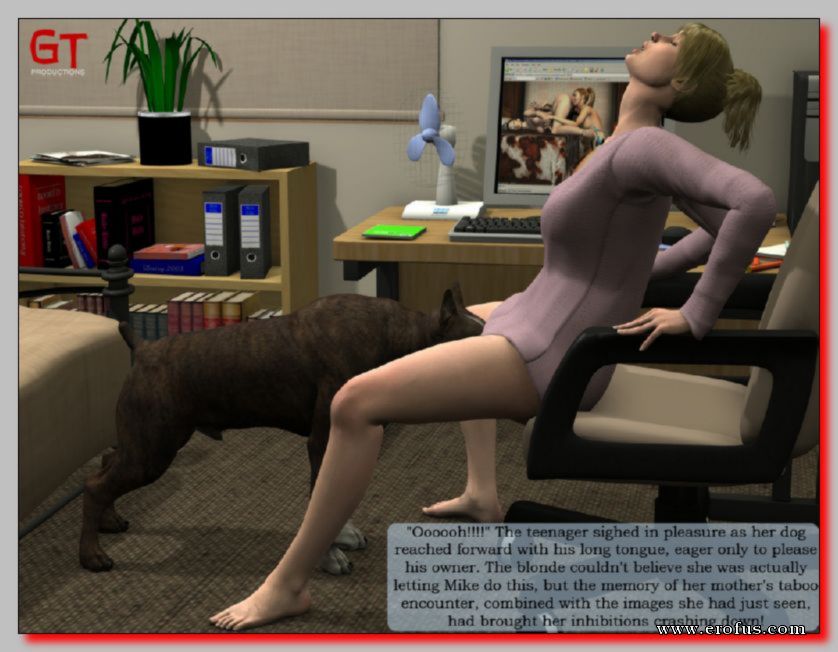 3d Dog Porn Captions - Page 47 | genuine9-bestiality-comics/the-unconventional-family/issue-1 |  Erofus - Sex and Porn Comics