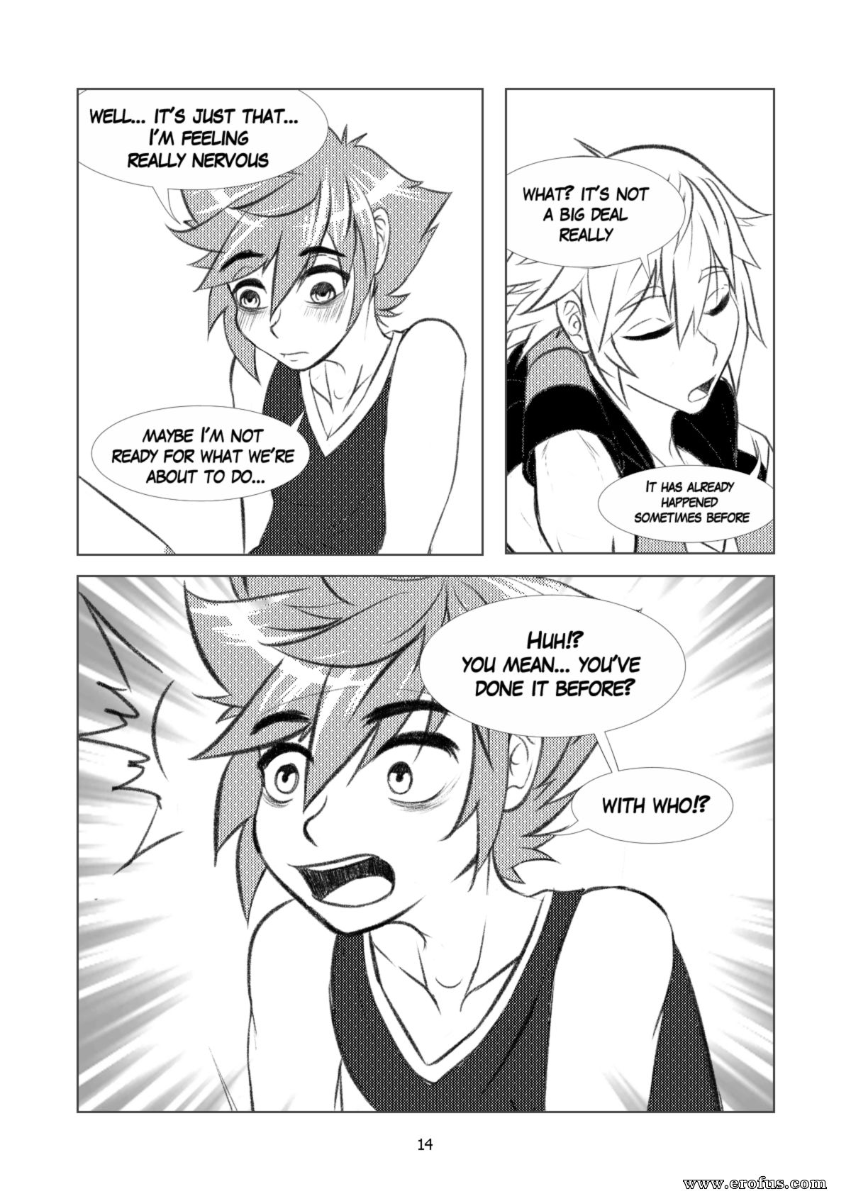 Page 14 | gay-comicssorah-daiisukemorning-smile | Erofus - Sex and Porn  Comics