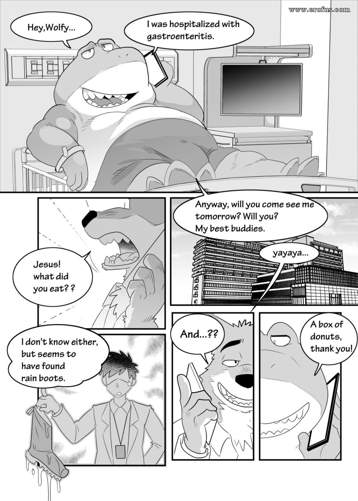 1164px x 1628px - Page 2 | gay-comics/kuma-hachi/the-bed-guys | Erofus - Sex and Porn Comics