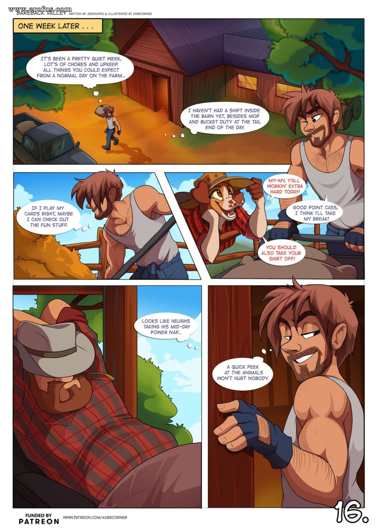 Human Furry Porn Comics - Page 19 | gay-comics/kabier/bareback-valley | Erofus - Sex and Porn Comics