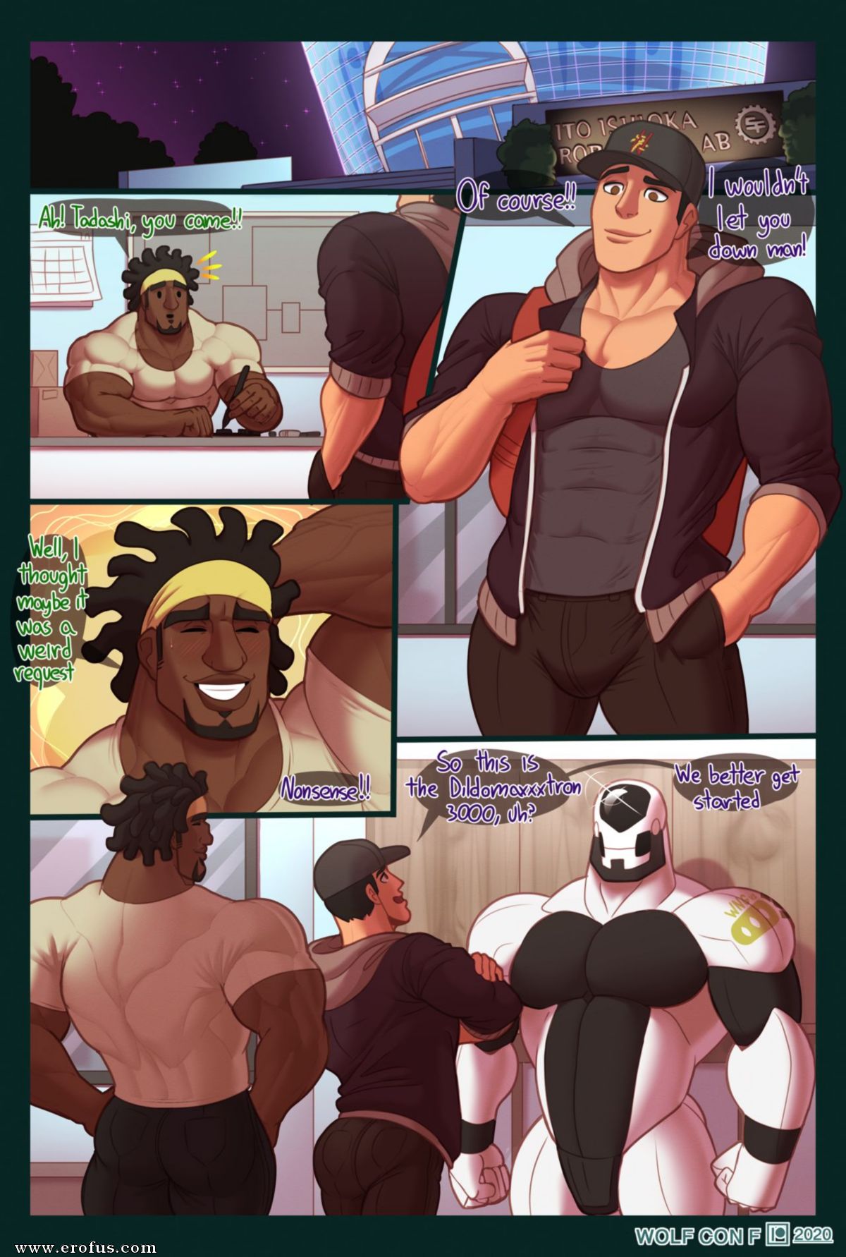 Page 2 | gay-comics/wolf-con-f/wet-gear/story | Erofus - Sex and Porn Comics