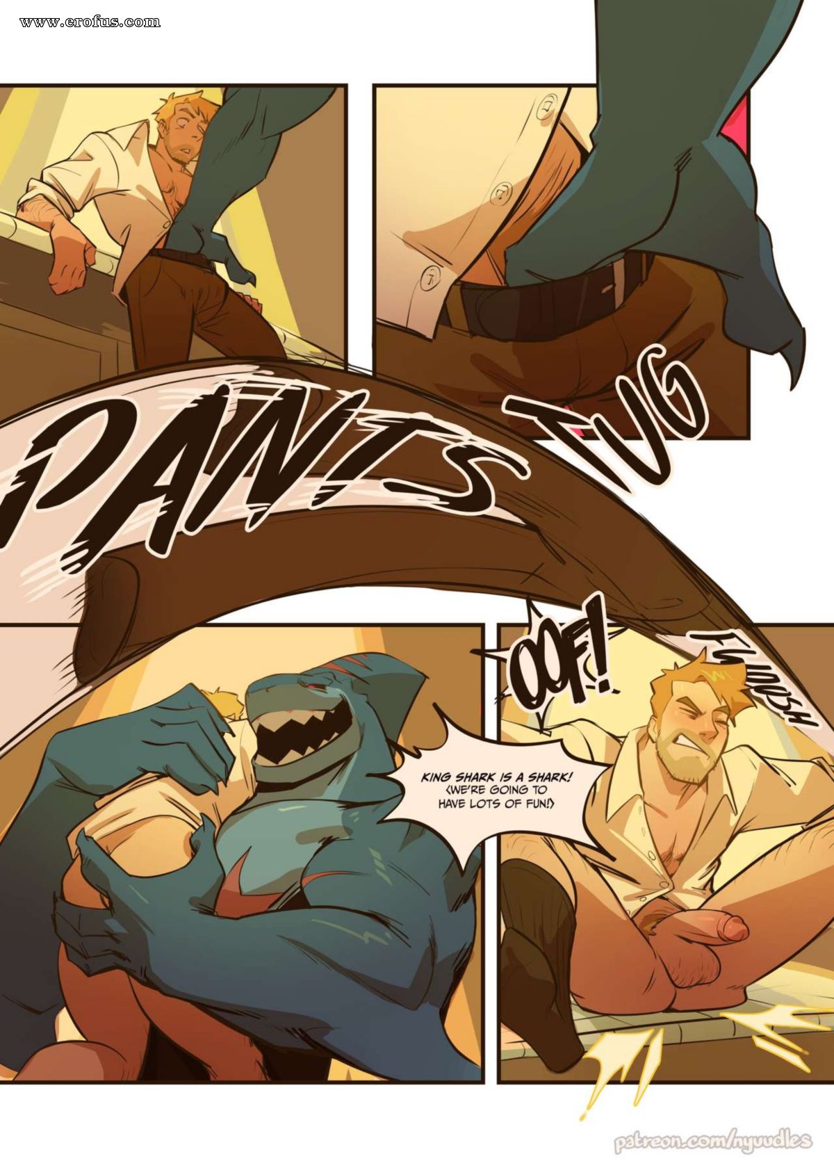 Page 8 | gay-comics/nyuudles/spellbound-a-john-constantine-x-king-shark-fan-comic  | Erofus - Sex and Porn Comics
