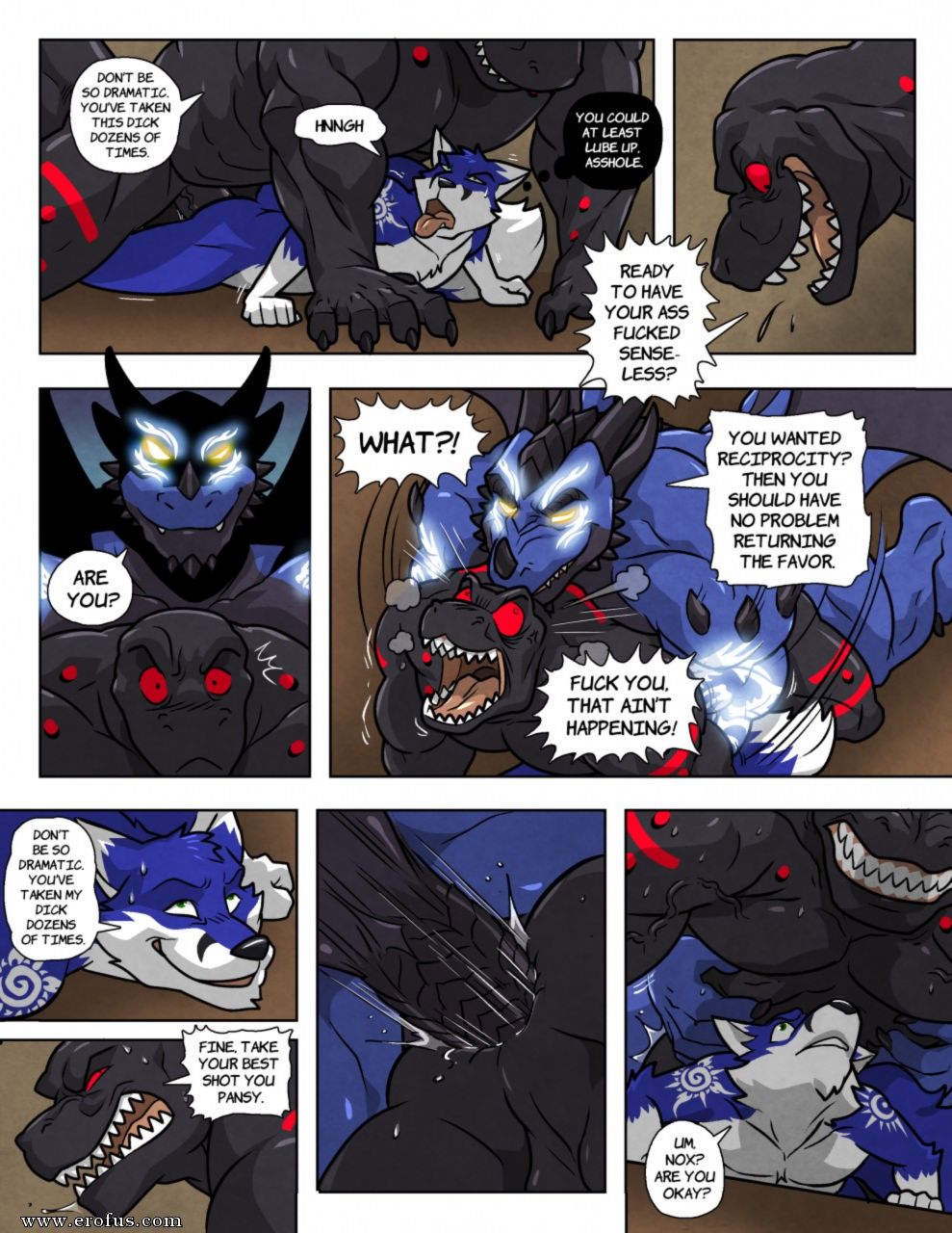 Gay Furry Porn Comic Blacked Out - Page 11 | gay-comics/wfa/black-and-blue/issue-3 | Erofus - Sex and Porn  Comics