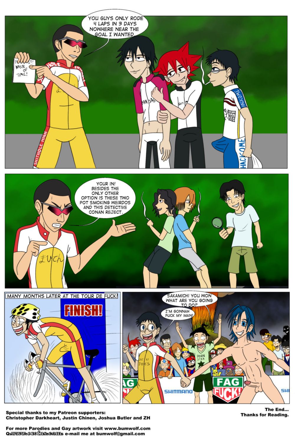 Page 12 | gay-comics/bumwolf/yowamushi-pedal | Erofus - Sex and Porn Comics