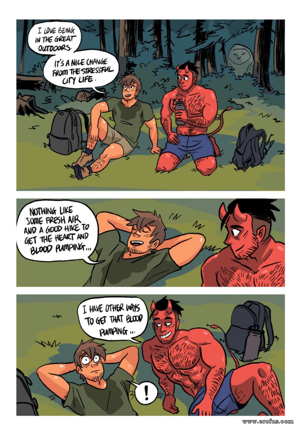Page 1 | gay-comics/daryl-toh/the-great-outdoors | Erofus - Sex and Porn  Comics