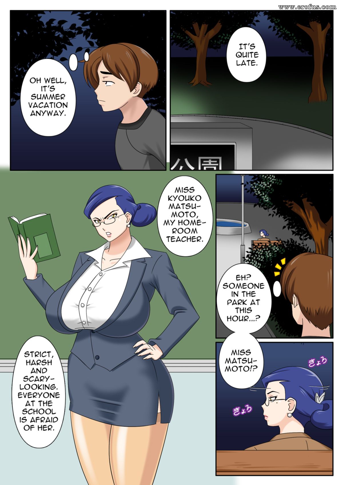 Page 2 | hentai-and-manga-english/bluebullpen/teacher-taming | Erofus - Sex  and Porn Comics