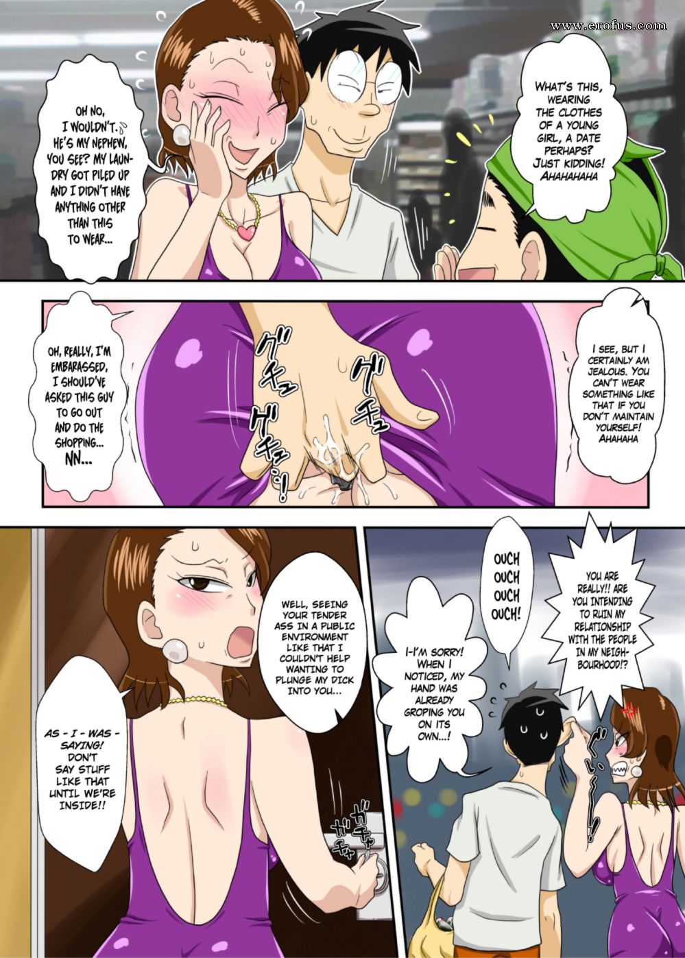 999px x 1397px - Page 21 |  hentai-and-manga-english/freehand-tamashii/english/oba-san-taku-de-asedaku-de,-hitasura-sex-ni-hagemu!  | Erofus - Sex and Porn Comics
