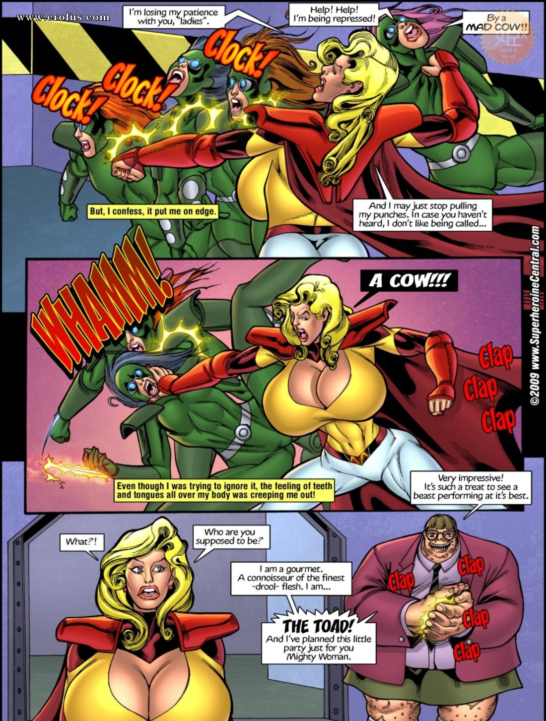Page 19 | superheroinecomixxx/mighty-cow | Erofus - Sex and Porn Comics