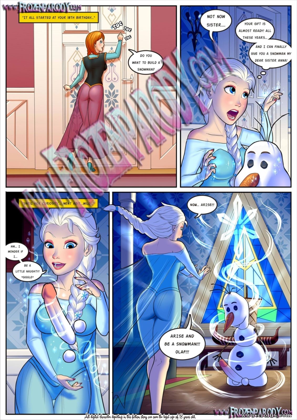 Frozen Porn Stories - Page 3 | frozen-parody-comics/iceman | Erofus - Sex and Porn Comics