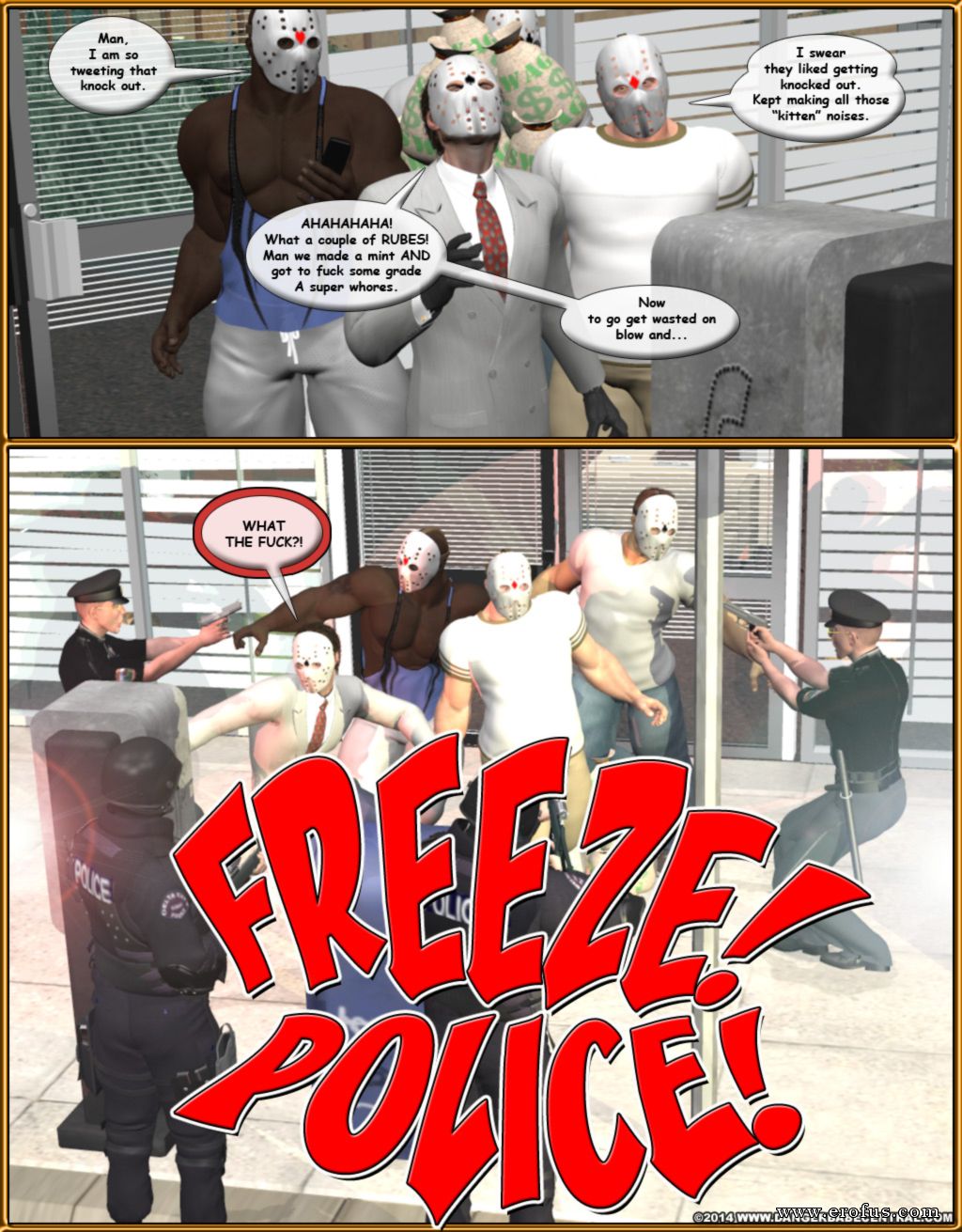 rape 3d comic 