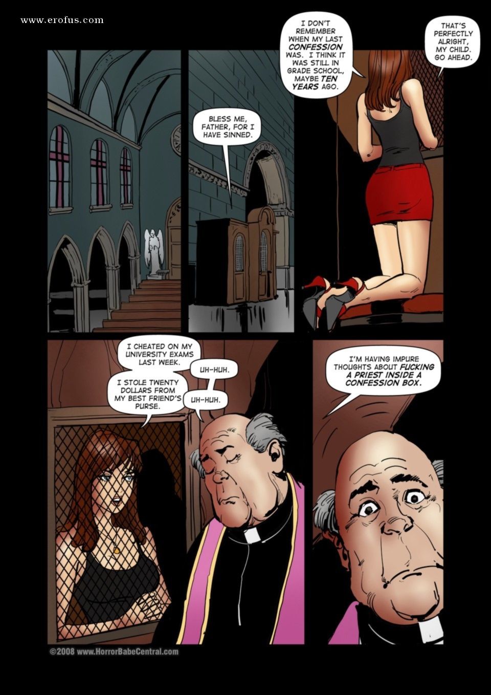 Grade School Cartoon Porn - Page 2 | central-comics/horror-babe-central/the-devil-made ...