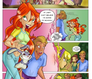 comic Winx The Castle