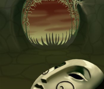 comic Behind Mask