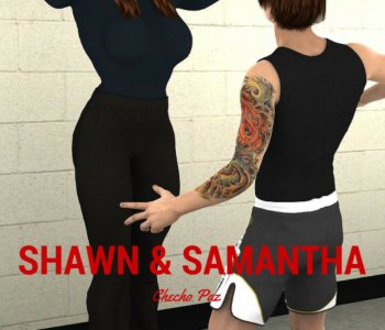 comic Shawn and Samantha