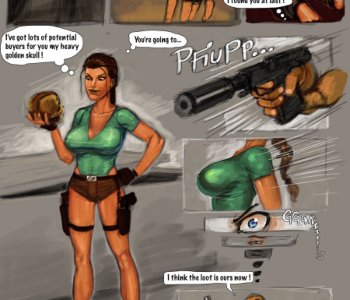 comic Lara Raped in Tomb