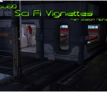 comic Sci-Fi-Vignettes - Far Station Alpha