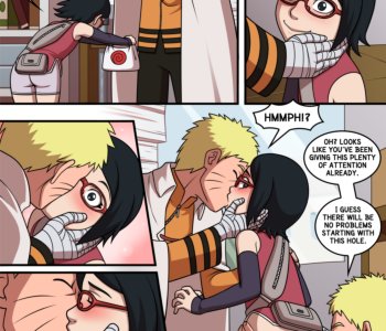 comic Naruto x Sarada