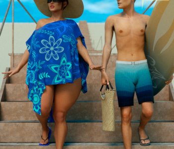 Incest A family fucking on the beach 3d comic Beach Day | Erofus - Sex and Porn Comics