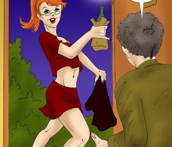 comic Sex adventure with a drunk sis