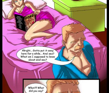 comic The first lesson in anal sex