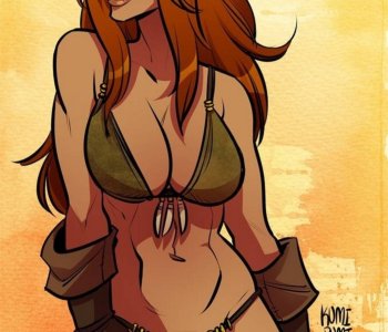 comic Rowena the Barbarian