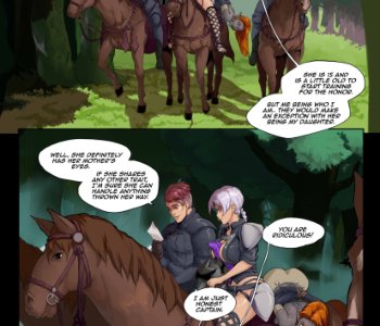 comic Tales of Beatrix - Knight and Mare