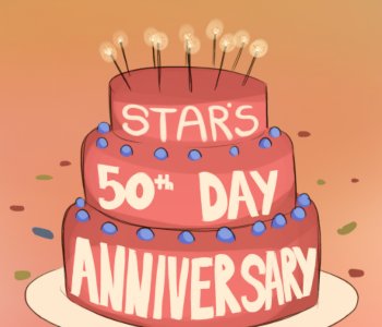 comic Stars 50th Day Anniversary