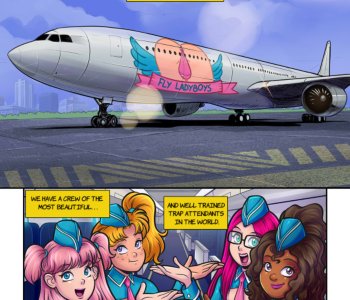 comic Fly Ladyboys