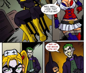 comic Batgirl & Joker