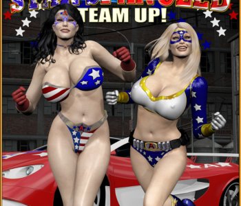 comic Ms Americana - Star Spangled Team Up