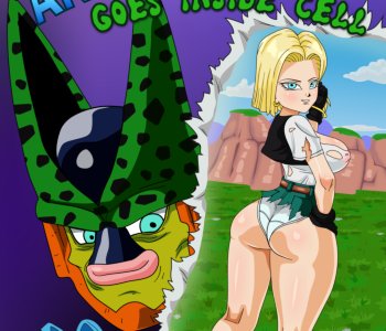 comic Android 18 Goes Inside Cell