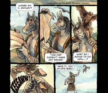 comic Steppe Right Direction