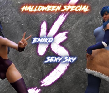 comic Emiko vs Sexy Sky