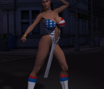 comic Lady Freedom